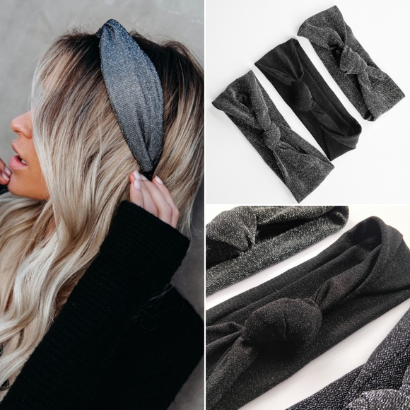 Nordstrom Accessories - Three Glitter Knot Headbands
